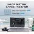 BLUETTI EB55 Portable Power Station 537Wh LiFePo4 Battery Power Generator with 2 230V 700W (Suger 1400W) AC Pure Sine-Wave Outlets, Mobile Wireless Charger, Outdoor Solar Generator for Road Trip Home Use Vanlife Off-grid - Gray